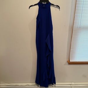 Royal Blue Gown, size Small